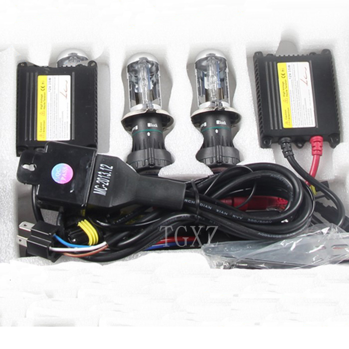 Оптовая продажа супер яркая 35 Вт/55 Вт ac h4-3 hid комплект ксеноновых фар Фары h4 hid xenon kit (набор для ксенона)