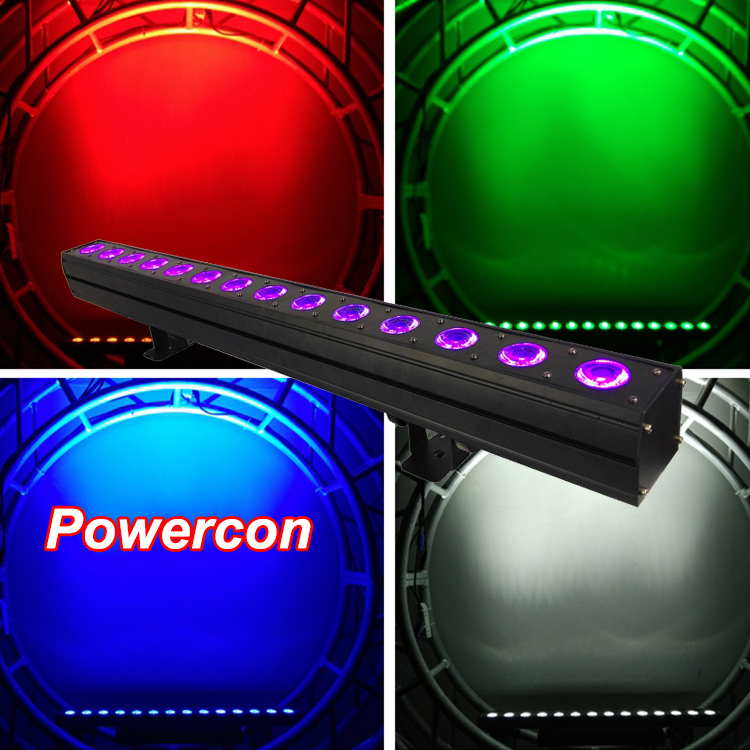 Dmx 14x10 Вт rgbw 4 в 1 комнатный сценический светильник powercon, светодиодная настенная шайба