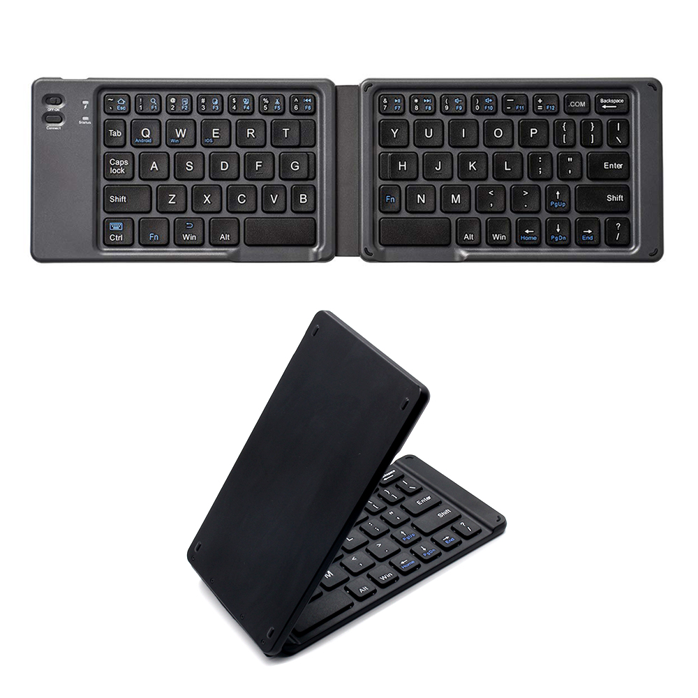Ультра тонкая Складная портативная bluetooth клавиатура для ipad android tablet pc Мобильный телефон