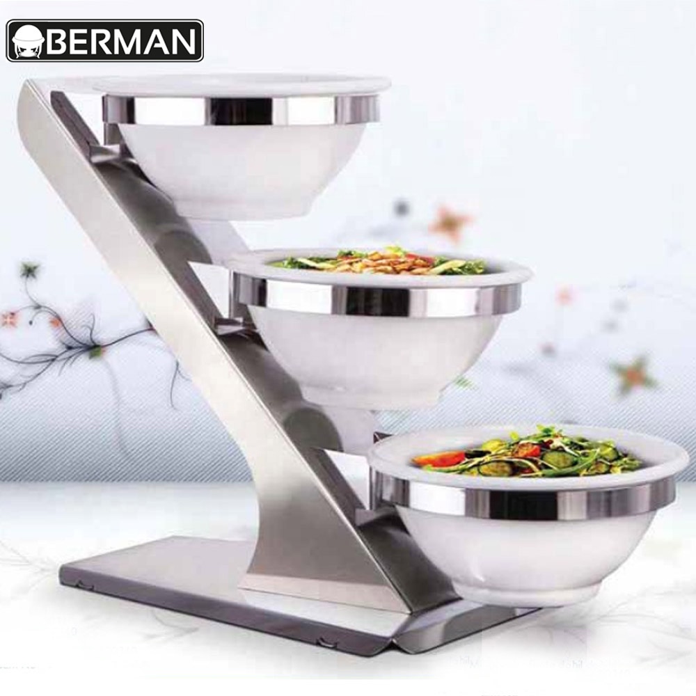 Новые продукты berman отельные принадлежности 3 уровня индийский стенд для торта керамический БУФЕТ сервер используется Ресторан миски для свадебного банкета