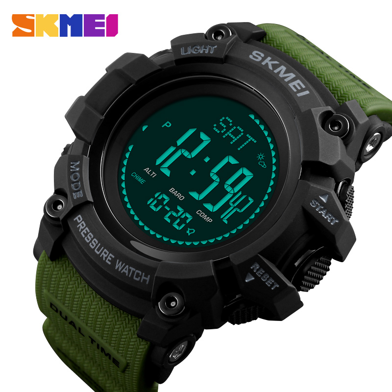 Хит продаж skmei 1358 водонепроницаемые часы chrono compass спортивные мужские наручные часы оптом