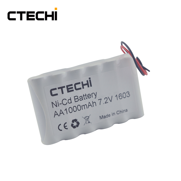 Ctechi nicd батареи 7.2 В 1000 мАч 6S1P провода аккумулятор