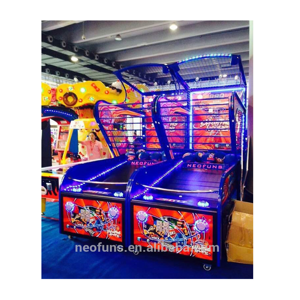 Wholesales Indoor Sports Shooting Hoops Coin Operated Street Basketball Arcade Games Machine For Big Game Center