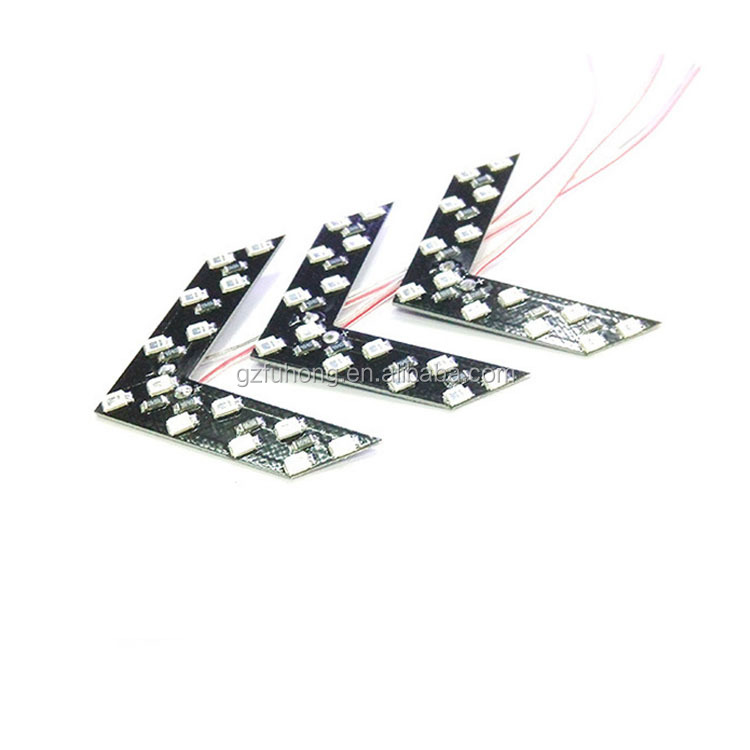 Стайлинг автомобиля 14 SMD Светодиодная стрелка световая панель автомобильное боковое зеркало сигнал поворота Автомобильное зеркало заднего вида Световой индикатор