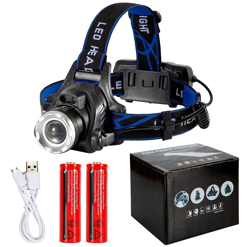 Ningbo Goldmore Ultra Bright 1000lumens Aluminium Rechargeable Sensor Led Headlamp for outdoor activities