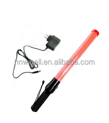 Rechargeable LED wand traffic rod flashing batons