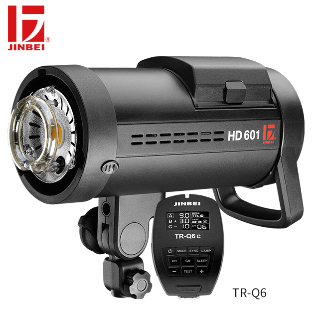 Аккумулятор для фотосъемки JINBEI HD-601 600 Вт, вспышка для портретной свадебной студийной фотосъемки с функцией HSS, литиевая батарея DC 6000 мАч
