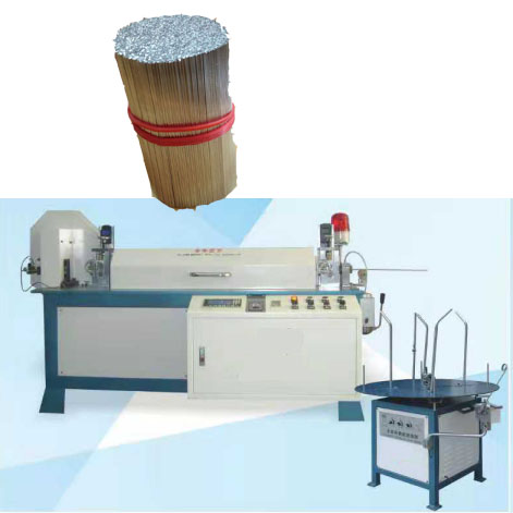 straightening and cutting machine for acupuncture needles