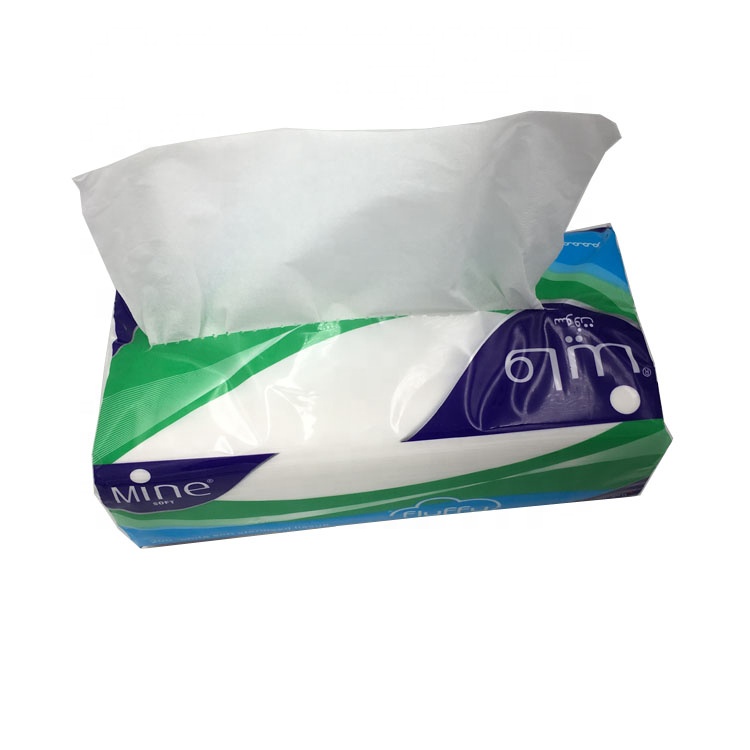 Индивидуальные фирменные 2Ply натуральной древсной массы бумажных салфеток для лица