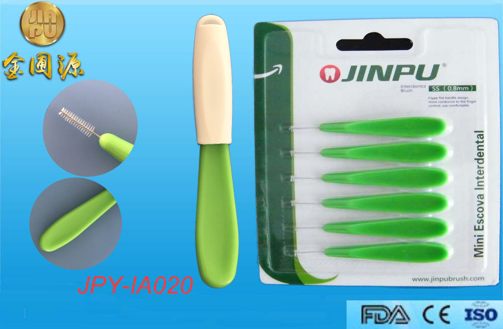 disposable interdental brush dental care brush tooth gap brush