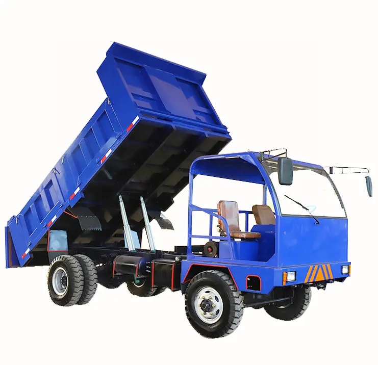 Mini multi-function mine four-wheel drive truck 4x4 hydraulic diesel truck for sale