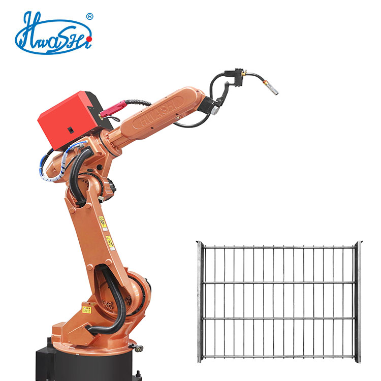 HWASHI автоматический CNC TIG/MIG Роботизированный сварочный аппарат/Роботизированный сварочный рычаг для сетки из нержавеющей стали