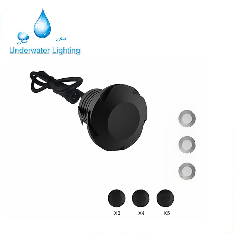 IP67 Outdoor Side Emitting 12V 3W Led Buried Inground Lamp Recessed Underground Light for Path Garden
