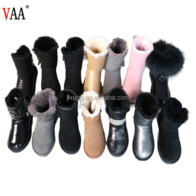 free samples latest style hot sale warm snow boots women cheap snow ladies winter shoes