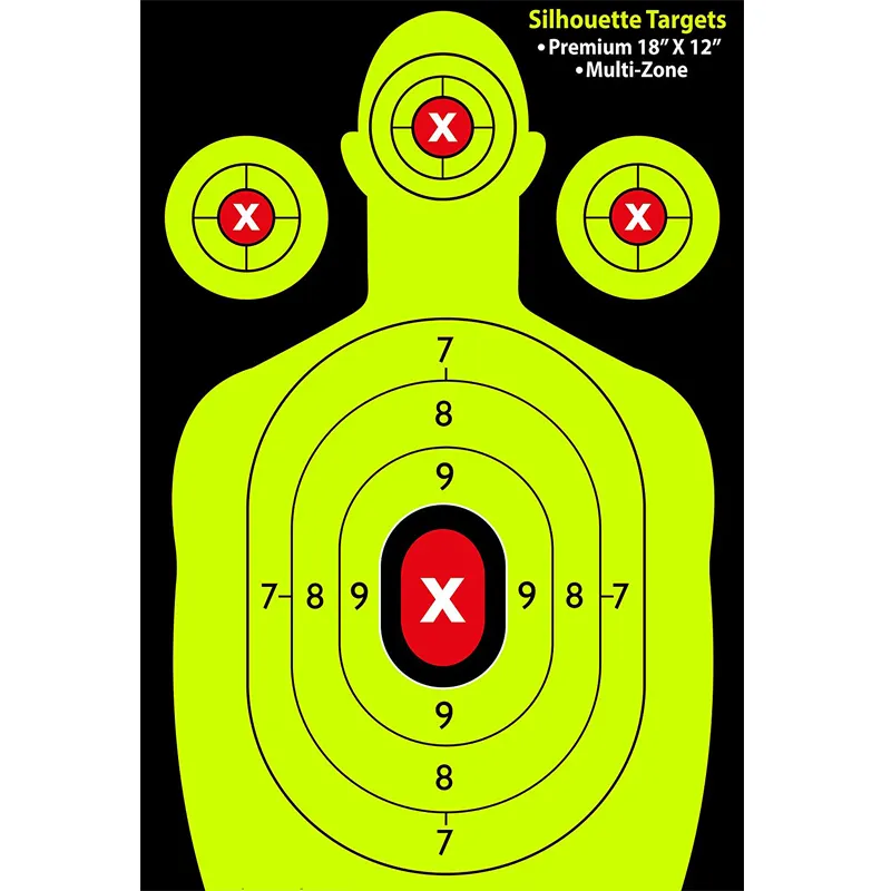 Reactive Shooting Targets - Gun - Rifle - Gun - Rifle - Pistol - AirSoft - BB Gun