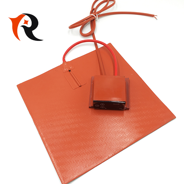 XinRong 24v heat bed for 3d printer 240*240mm silicone rubber heater 300w