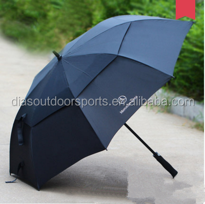 custom double layer windproof golf umbrella