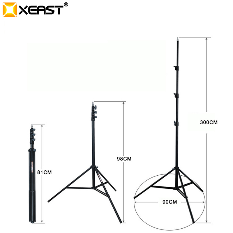 Металлический штатив XEAST SPCC 300 см/3 м, штатив для лазерного уровня, регулируемый штатив