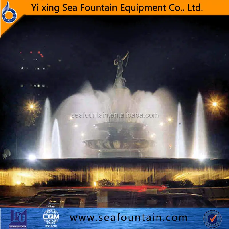 Water Fountains Manufacturers Music Water Fountain Metal Sculpture Playing Children Water Fountain