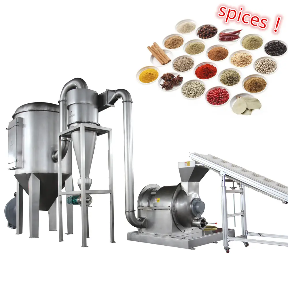 20kg~1000kg per hour spice pulverizer machine spice grinder mill price