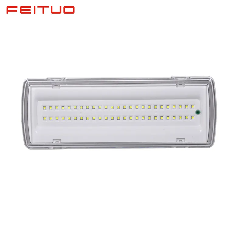 Made by FEITUO New slim type ABS housing emergency led lighting