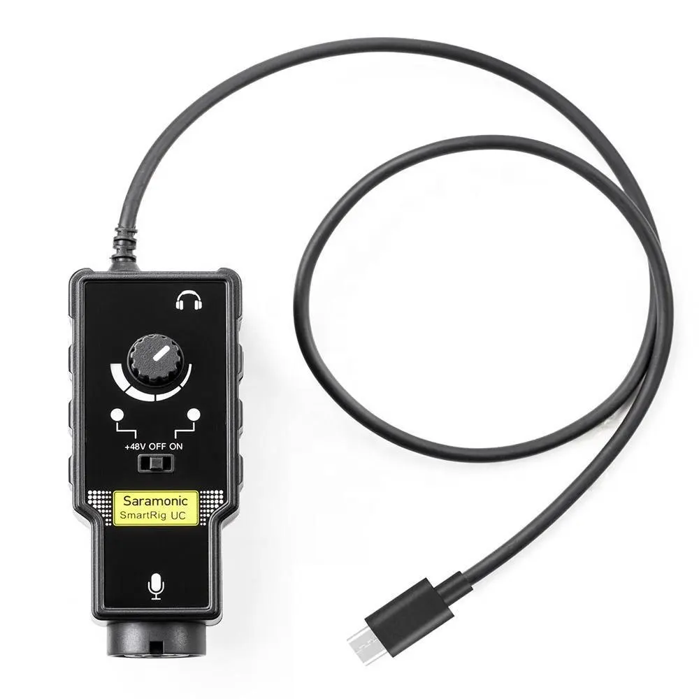 Saramonic SmartRig-UC профессиональный аудио-интерфейс с XLR Сделано в Китае и 1/4 "" входов для USB Type-C для смартфонов и планшетов с ОС Android, шт. & m