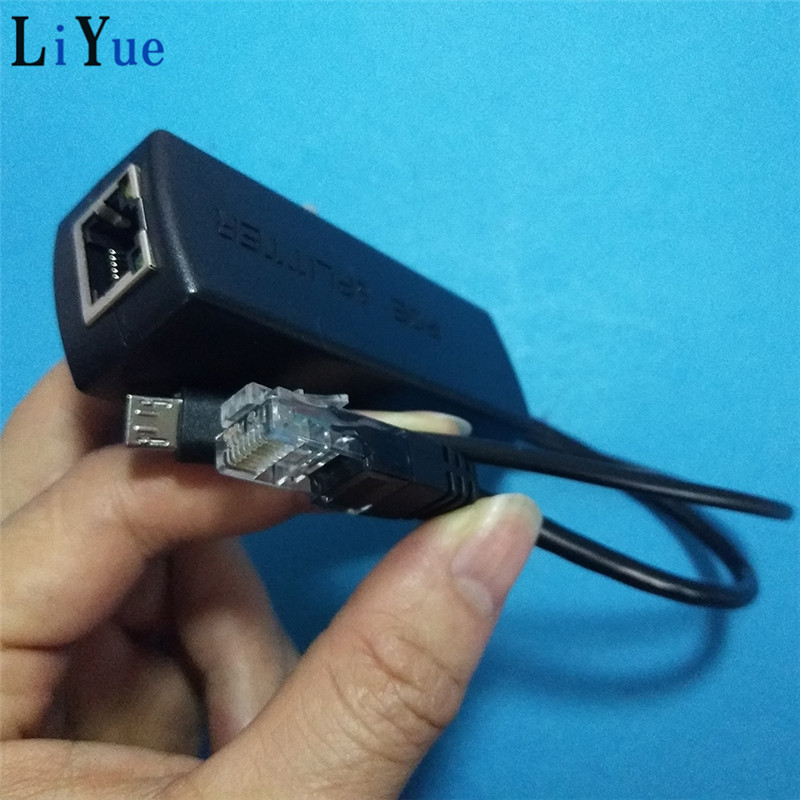 10/100 Мбит/с Power Over Ethernet 48V до 5V 2.4A 12 Вт Micro USB разъем Активный POE, сплиттер, инжектор