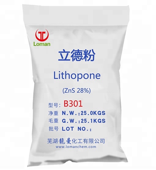 Белый пигмент Lithopone 28%/Lithopone B301 для промышленного использования/Lithopone сульфат цинка