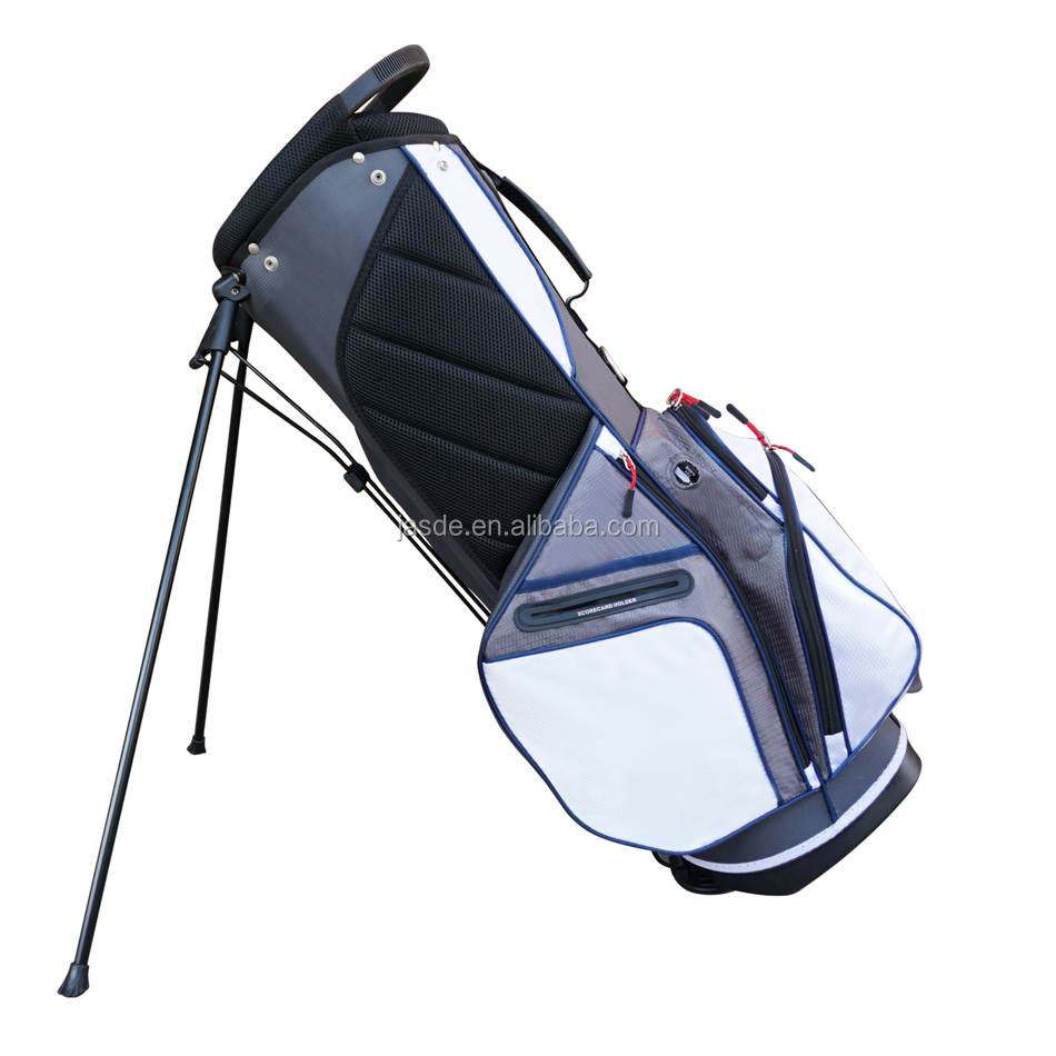 Contemporary Designs Lightweight nylon golf stand bag with 14 dividers way