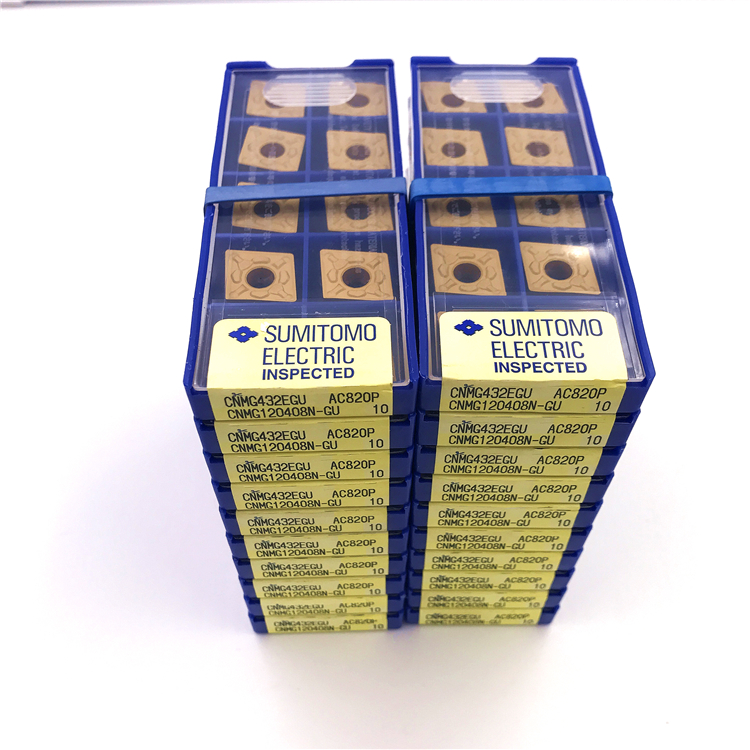 Карбидные вставки из нержавеющей стали ISO Sumitomo, модели CNMG120408N-GU AC820P