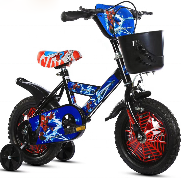 Оптовая продажа, дешевые наклейки на велосипеды bmx, детский велосипед Человек-паук