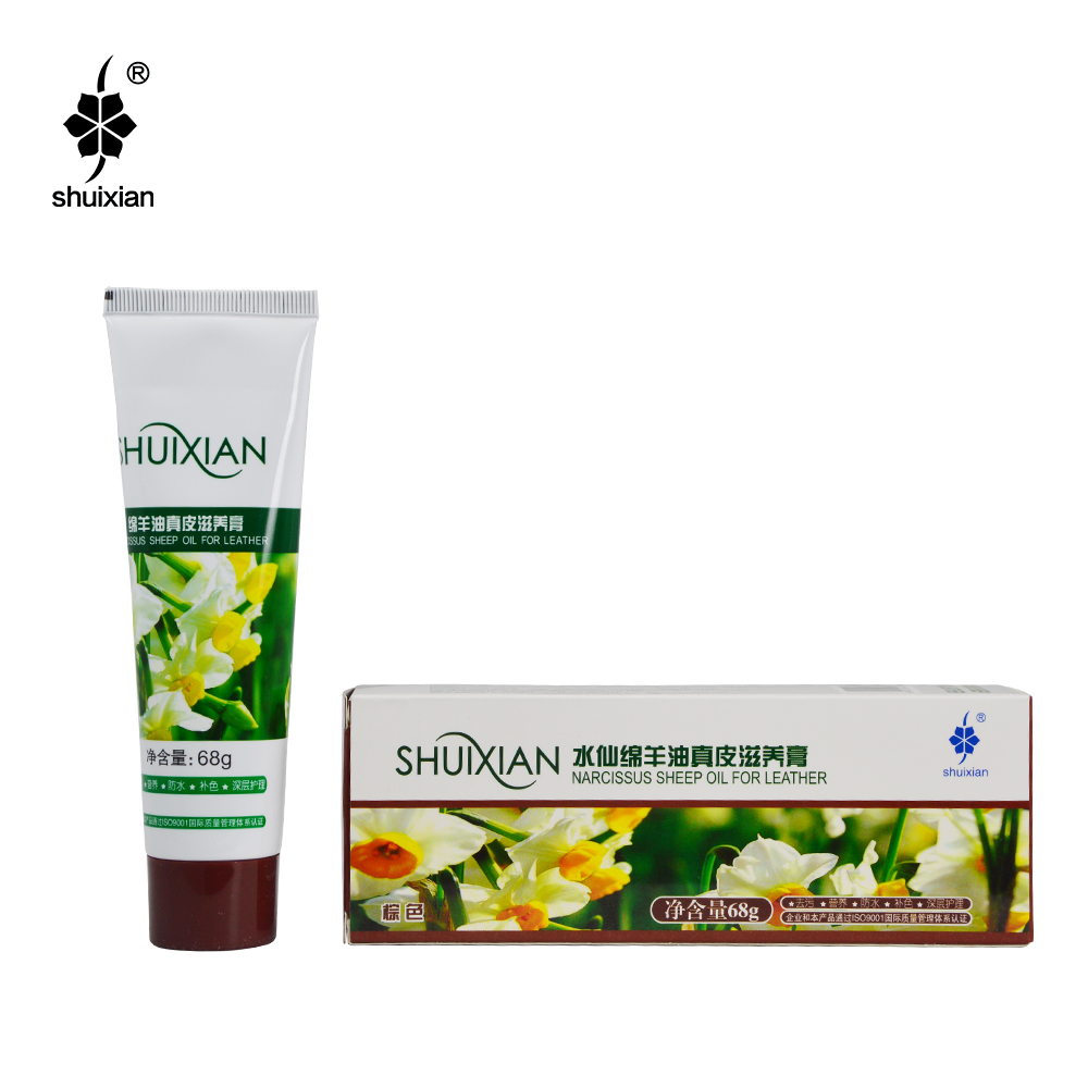 68 г Shuixian Carnauba коричневая кожаная обувь
