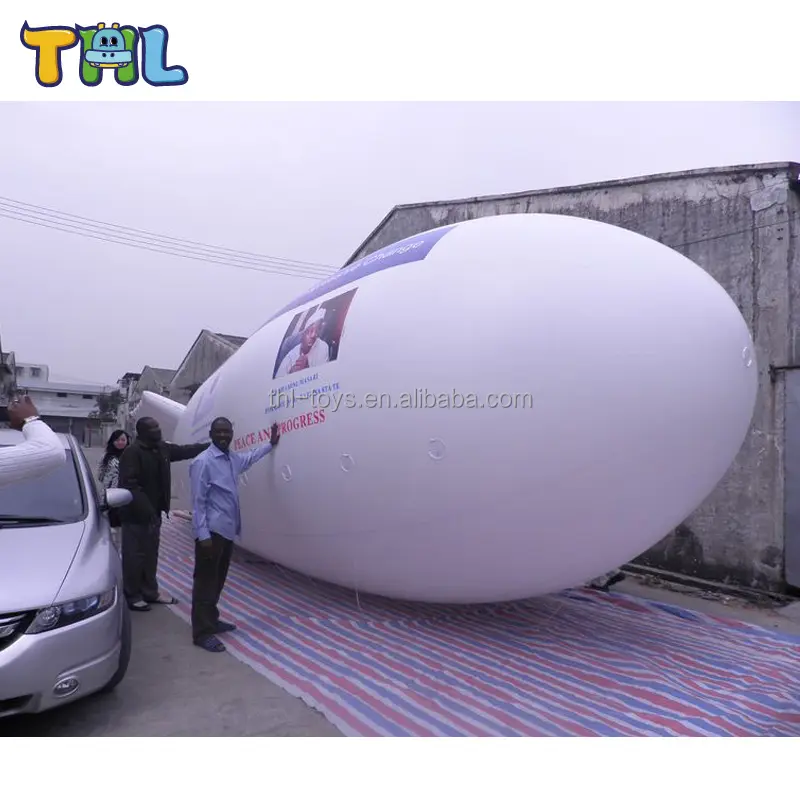 High quality inflatable airship, inflatable zeppelin helium balloon for sale