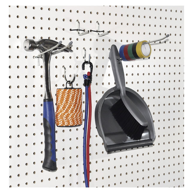 47 PC Ассорти металлический дисплей pegboard крючки Набор для 1/8 "и 1/4"