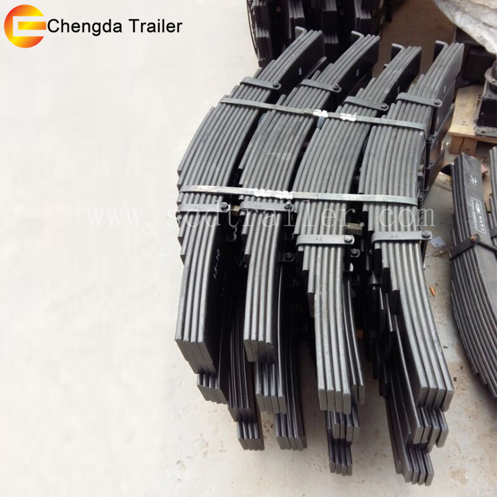 Trailer Axle Suspension Spare Parts Fuwa BPW Brand For Trailers Mechanical Leaf Spring Suspension