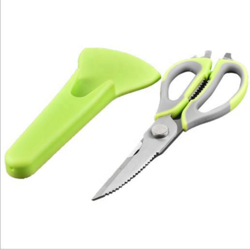 Magnetic refrigerator Kitchen Scissors Multifunction stainless steel scissors