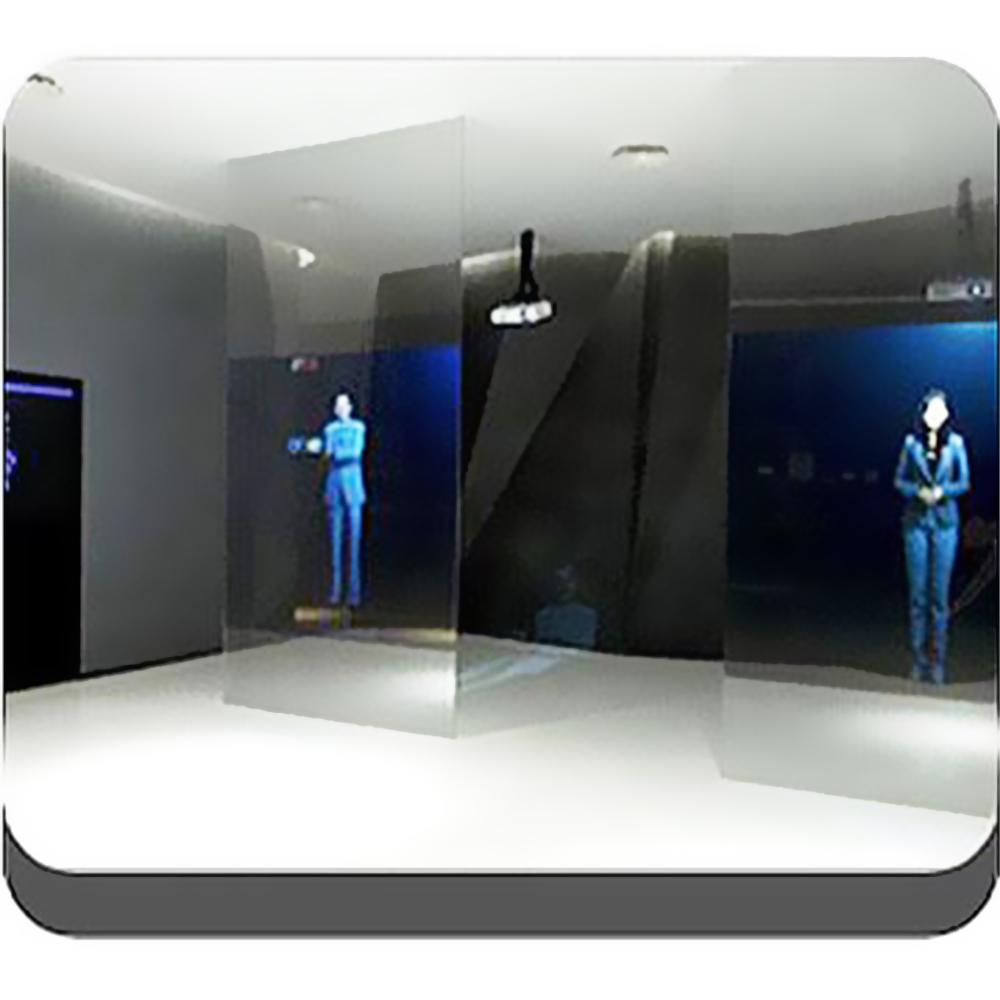 Конкурентоспособная цена, 3D голографическая прозрачная самоклеящаяся пленка для задней проекции/прозрачная пленка для проектора