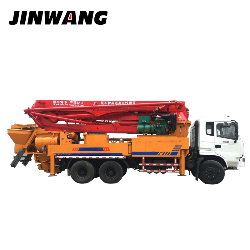 CE approved five-section arm concrete pumper truck made in China