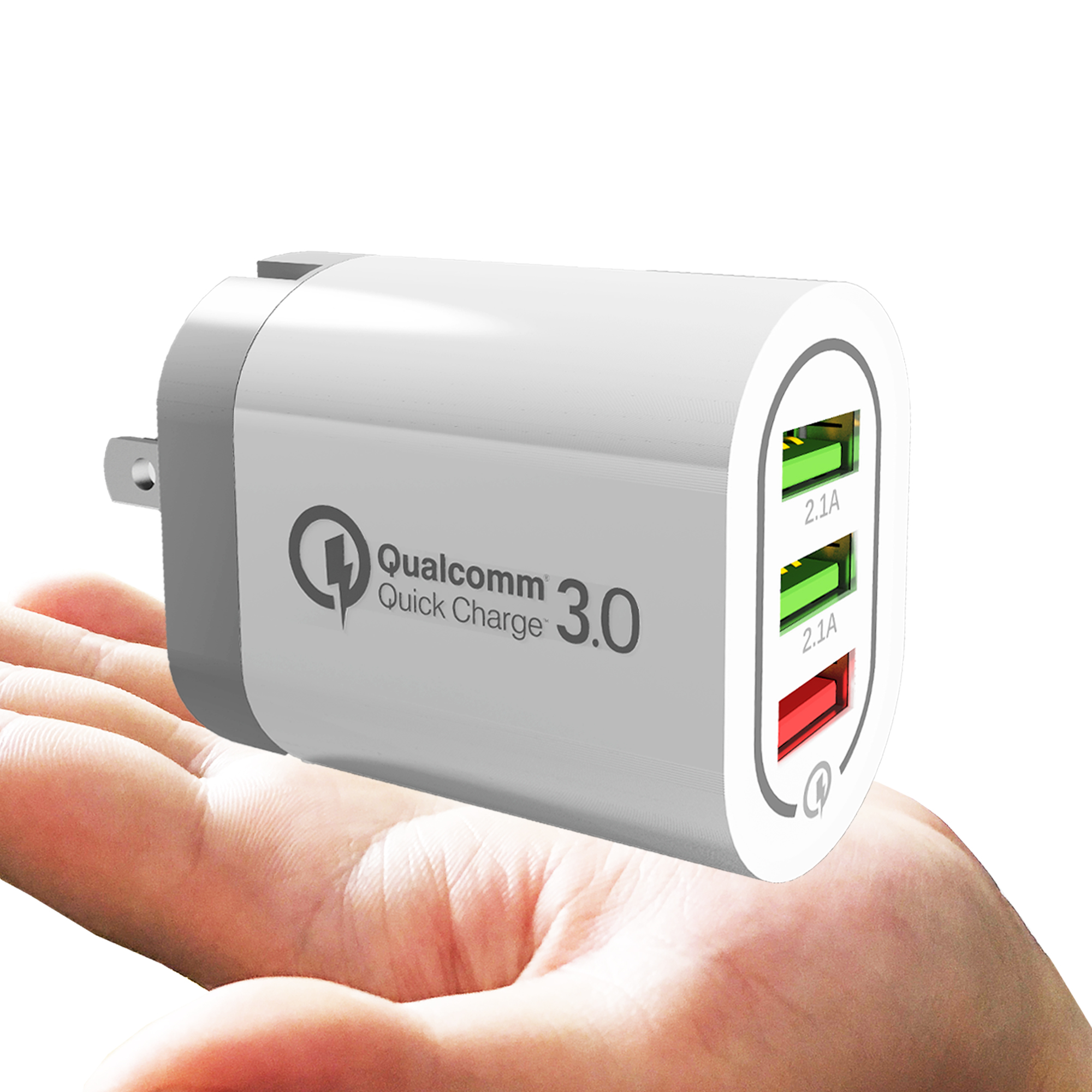 Универсальный 3 usb настенное зарядное устройство индивидуальный логотип мульти порт qc 3,0 Быстрая зарядка Usb настенное зарядное устройство с розничной коробкой