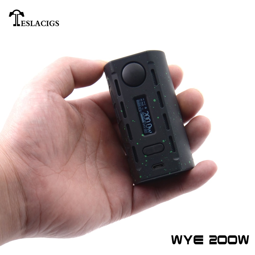 Tesla Vape box mods 2017 Tesla новейший Уай 200 Вт бокс-мод с заряжаемым ABS стилем от производителя Teslacigs