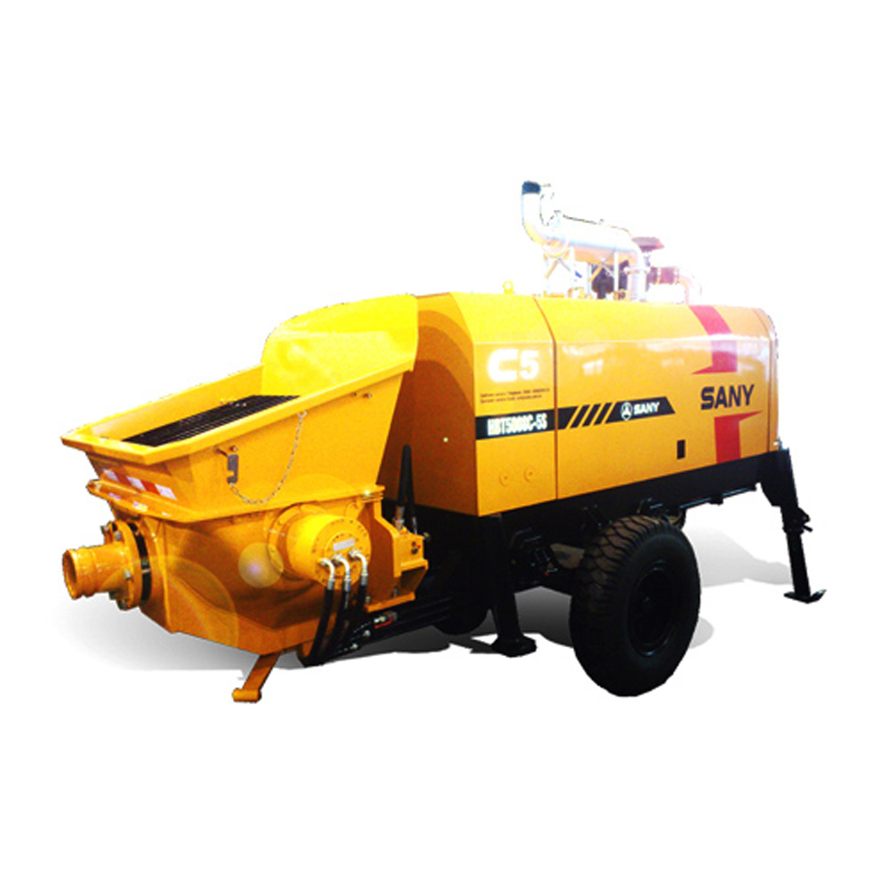 SANY HBT5008C-5S дизельный бетонный насос высокая прочность мини бетоно мешательных насосов