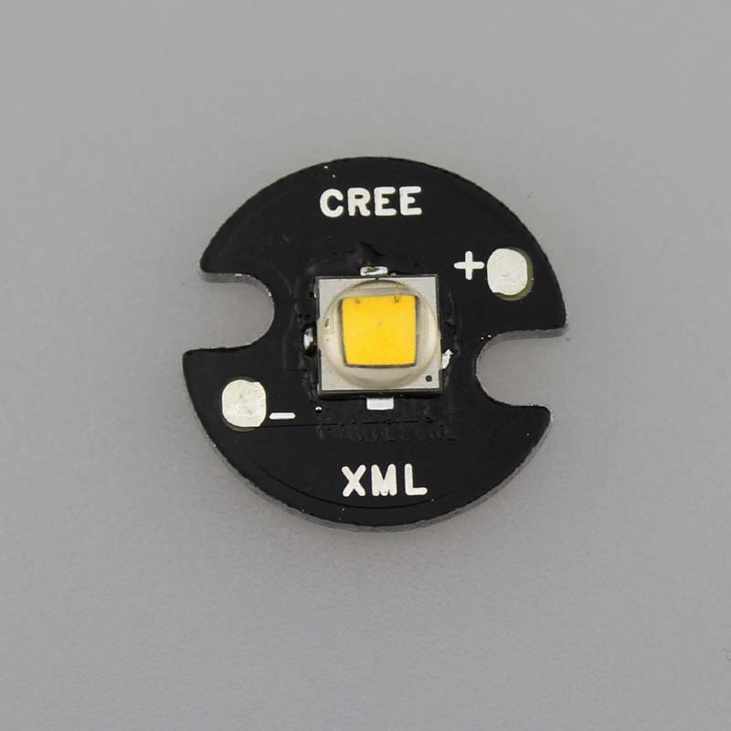 1xcree XM-L2 1052lm 3000K теплый белый свет светодиодный излучатель с 16 мм алюминиевый нагревательный звезда