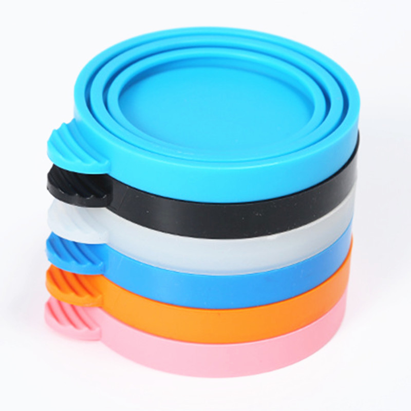 Pet Food Can Cover Silicone Can Lids for Dog and Cat Food(Universal Size One fit 3 Standard Size Food Cans)