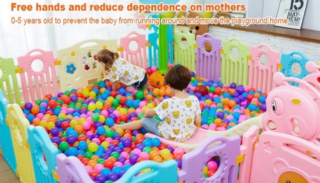 Прочный детский сад безопасный забор Детская безопасность Качество Play Pen манеж для ребенка