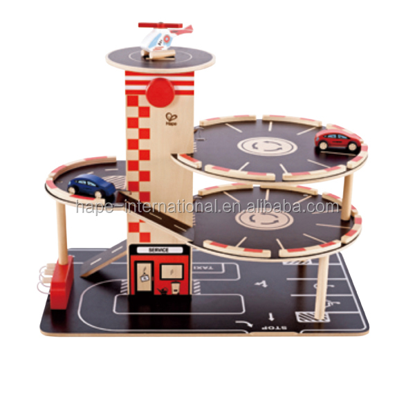 Игрушка для гаража Hape/парковочная машина/деревянный парк и игрушка для гаража