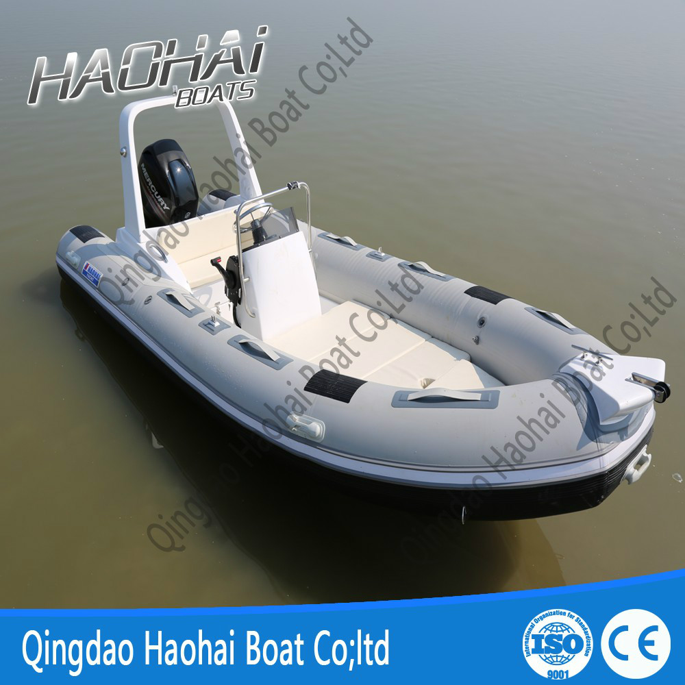 7 человек 17ft rib 520 см ребра надувная лодка с подвесным двигателя.