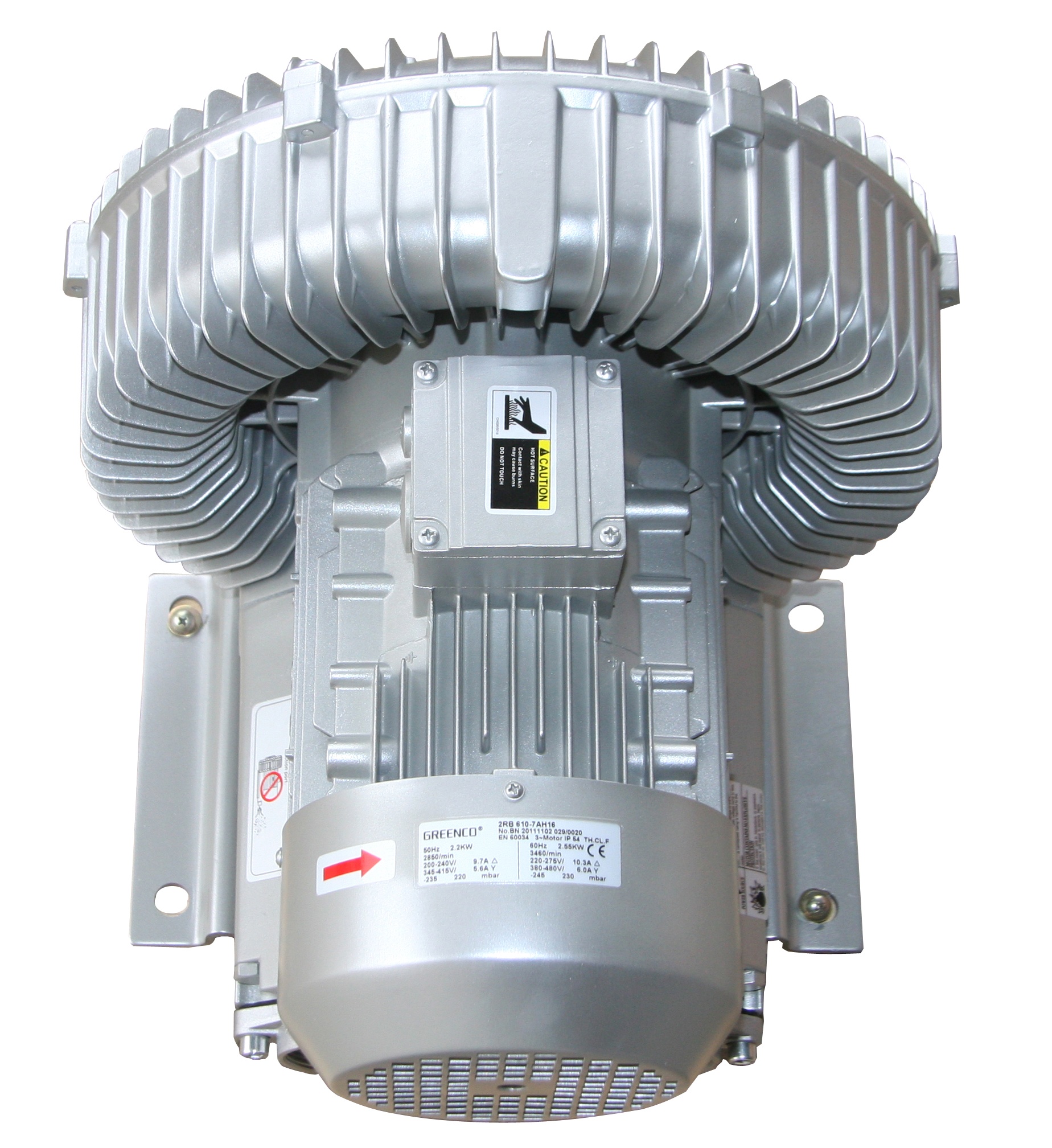 2RB6307AH06 1.6KW/2.05KW трехфазный 3AC380v высокого давления хорошее качество Самая низкая цена на aliexpress способ давление воздуха воздушный вентилятор