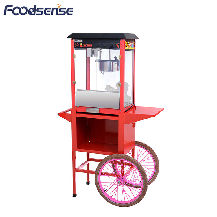 Best Popcorn Making Machine, Industrial Popcorn Machine with Cart