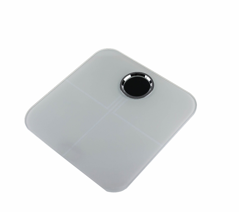white Fashion Digital LCD Display Screen Battery Auto Switch on Weight Computation Digital Bathroom scale
