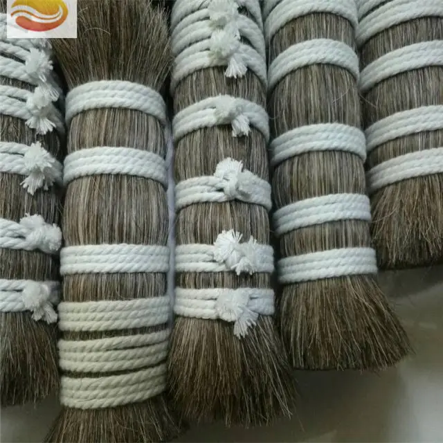 Wholesale Making Brushes Bundles Double Drawn Natural Brown Horse Mane Hair Horse Hair
